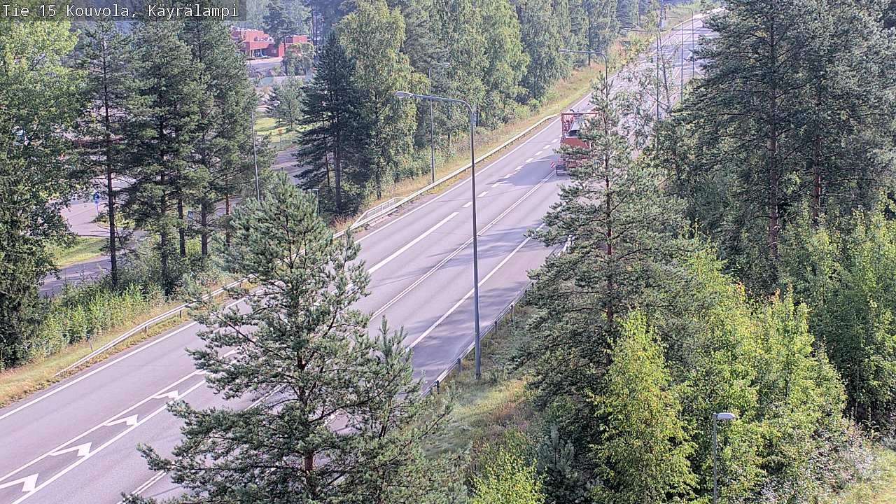 Weather Camera Image Road 15 Kouvola, Käyrälampi, Kouvola, Kymenlaakso