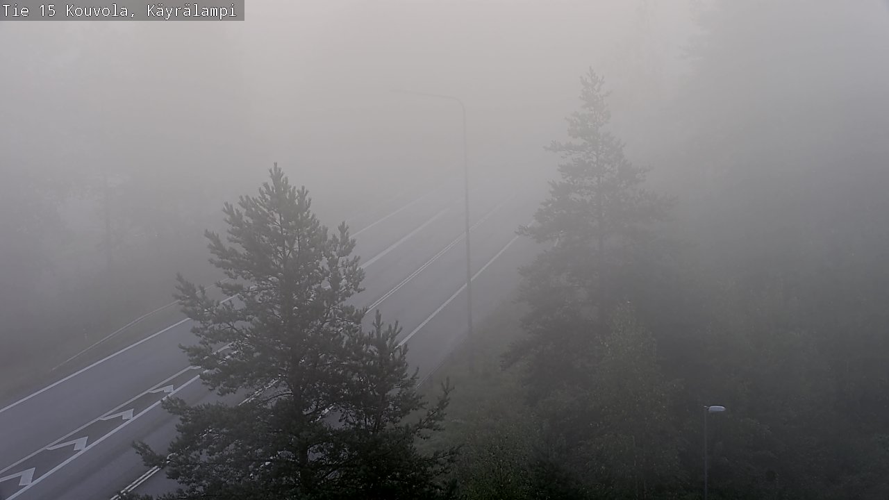 Weather Camera Image Road 15 Kouvola, Käyrälampi, Kouvola, Kymenlaakso