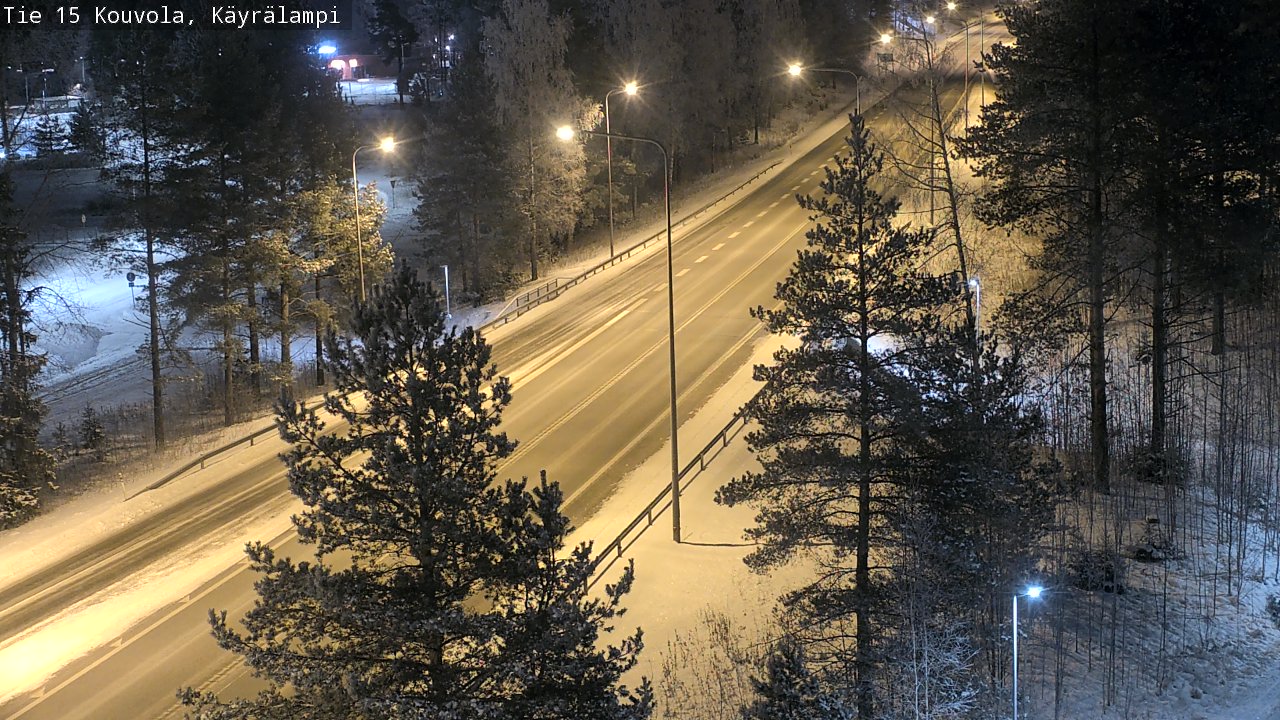 Kelikamerat Kuva Tie 15 Kouvola, Käyrälampi, Kouvola, Kymenlaakso