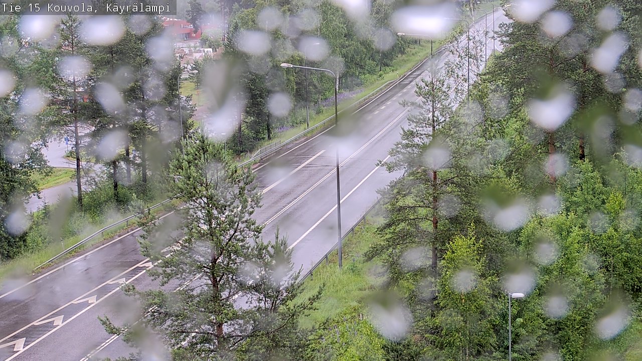 Kelikamerat Kuva Tie 15 Kouvola, Käyrälampi, Kouvola, Kymenlaakso