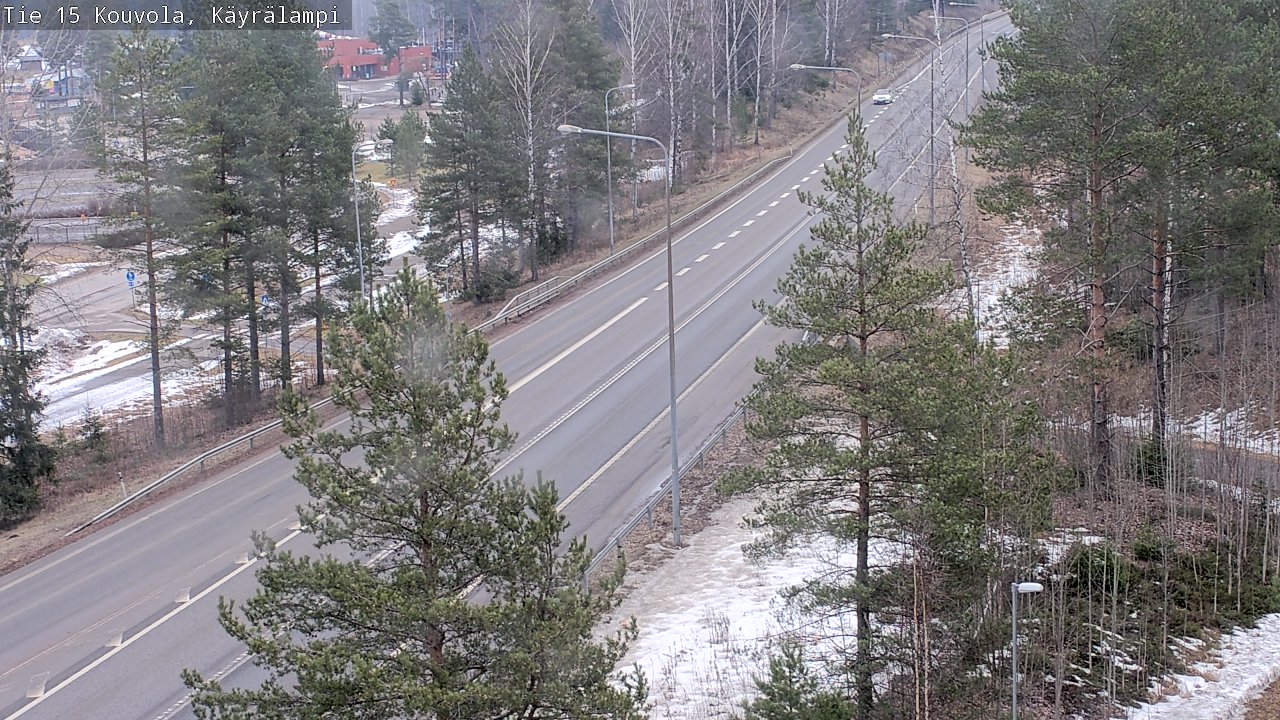 Weather Camera Image Väg 15 Kouvola, Käyrälampi, Kouvola, Kymenlaakso