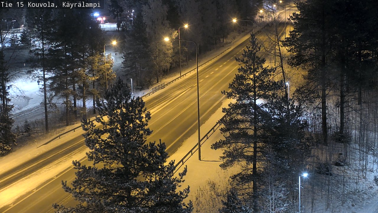 Kelikamerat Kuva Tie 15 Kouvola, Käyrälampi, Kouvola, Kymenlaakso