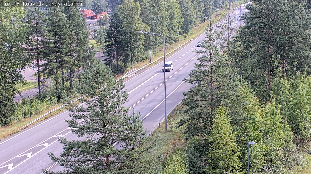 Weather Camera Image Road 15 Kouvola, Käyrälampi, Kouvola, Kymenlaakso