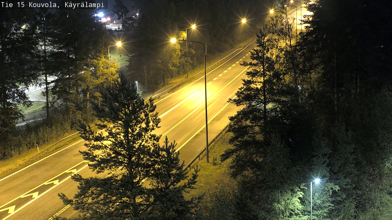 Kelikamerat Kuva Tie 15 Kouvola, Käyrälampi, Kouvola, Kymenlaakso