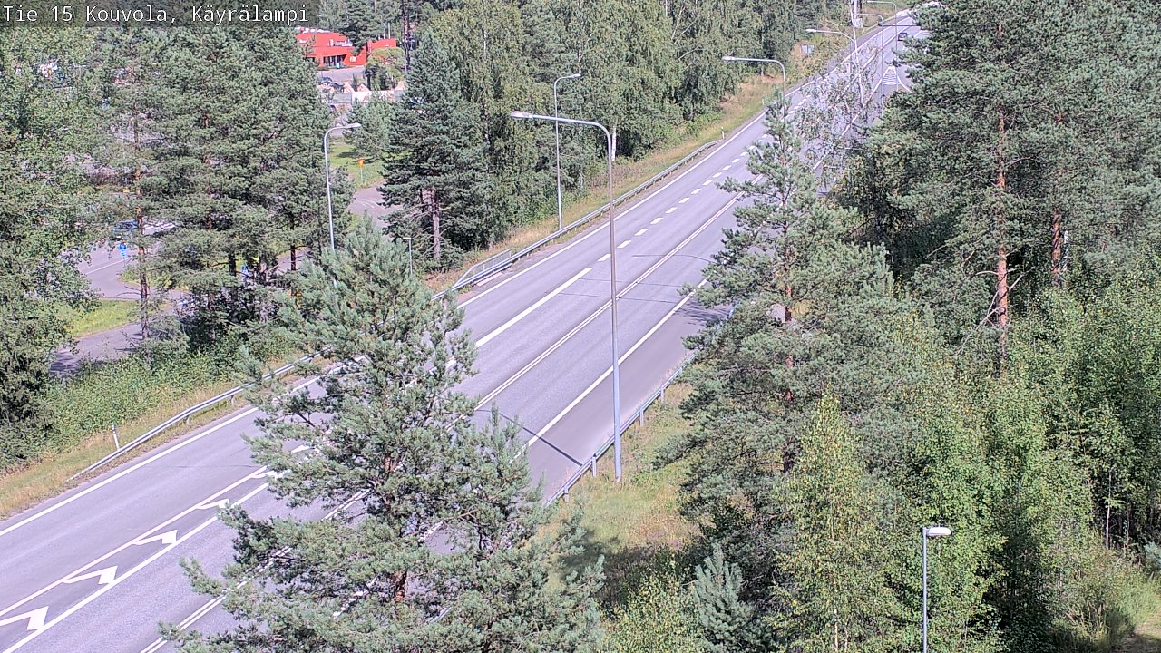 Kelikamerat Kuva Tie 15 Kouvola, Käyrälampi, Kouvola, Kymenlaakso