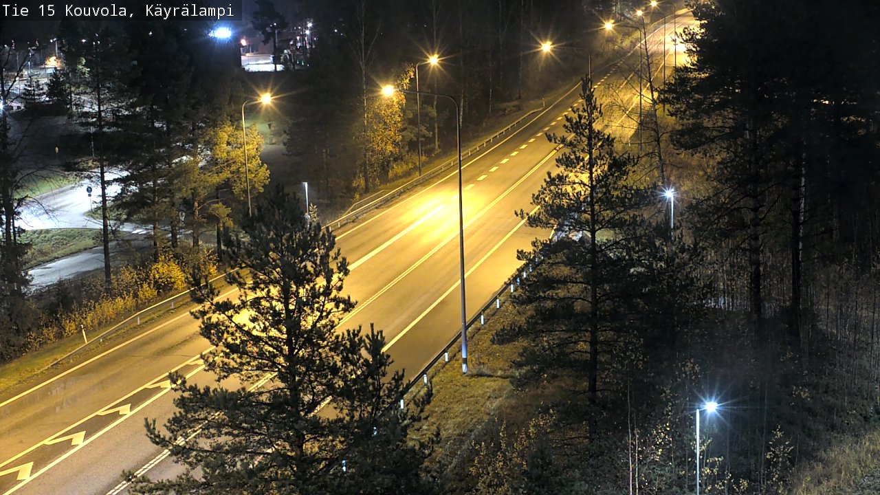 Kelikamerat Kuva Tie 15 Kouvola, Käyrälampi, Kouvola, Kymenlaakso