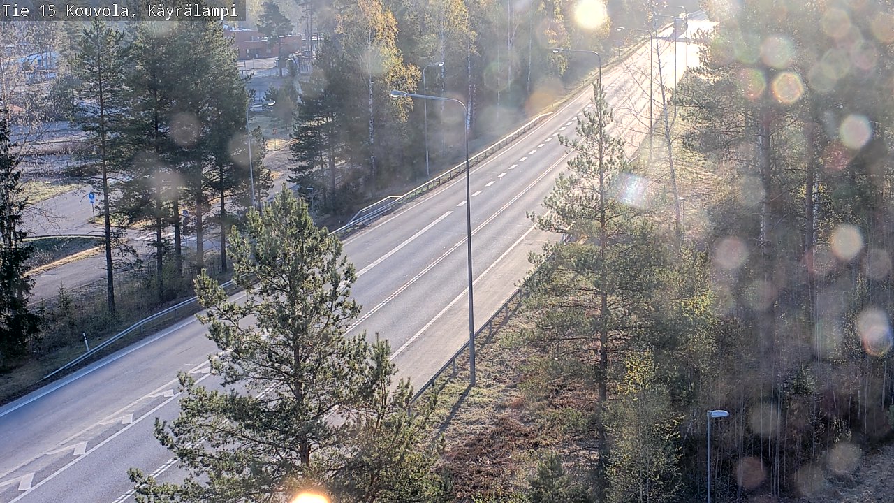 Weather Camera Image Road 15 Kouvola, Käyrälampi, Kouvola, Kymenlaakso