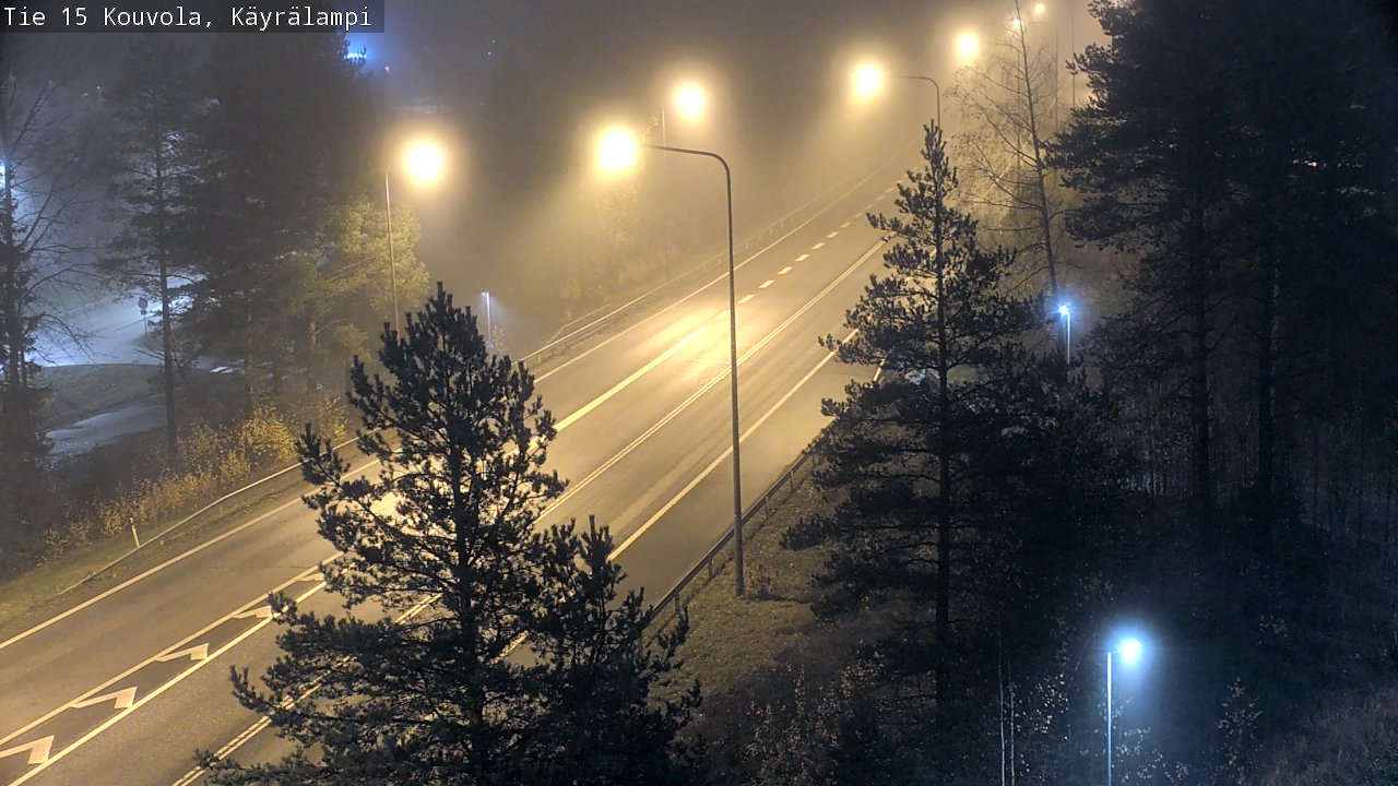 Kelikamerat Kuva Tie 15 Kouvola, Käyrälampi, Kouvola, Kymenlaakso