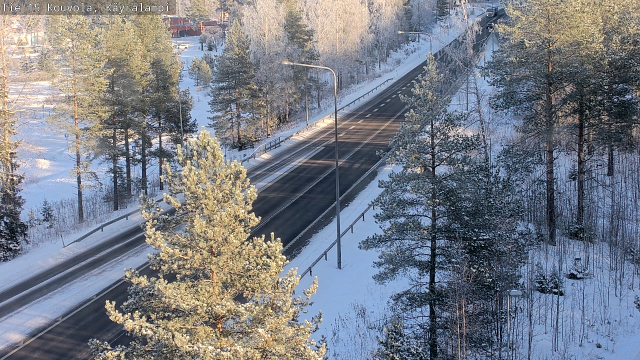 Kelikamerat Kuva Tie 15 Kouvola, Käyrälampi, Kouvola, Kymenlaakso
