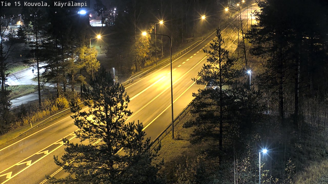 Kelikamerat Kuva Tie 15 Kouvola, Käyrälampi, Kouvola, Kymenlaakso