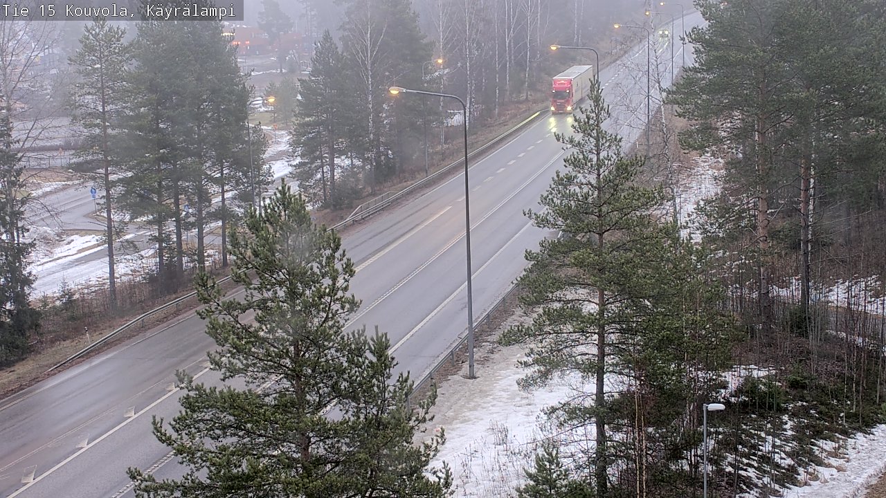 Kelikamerat Kuva Tie 15 Kouvola, Käyrälampi, Kouvola, Kymenlaakso