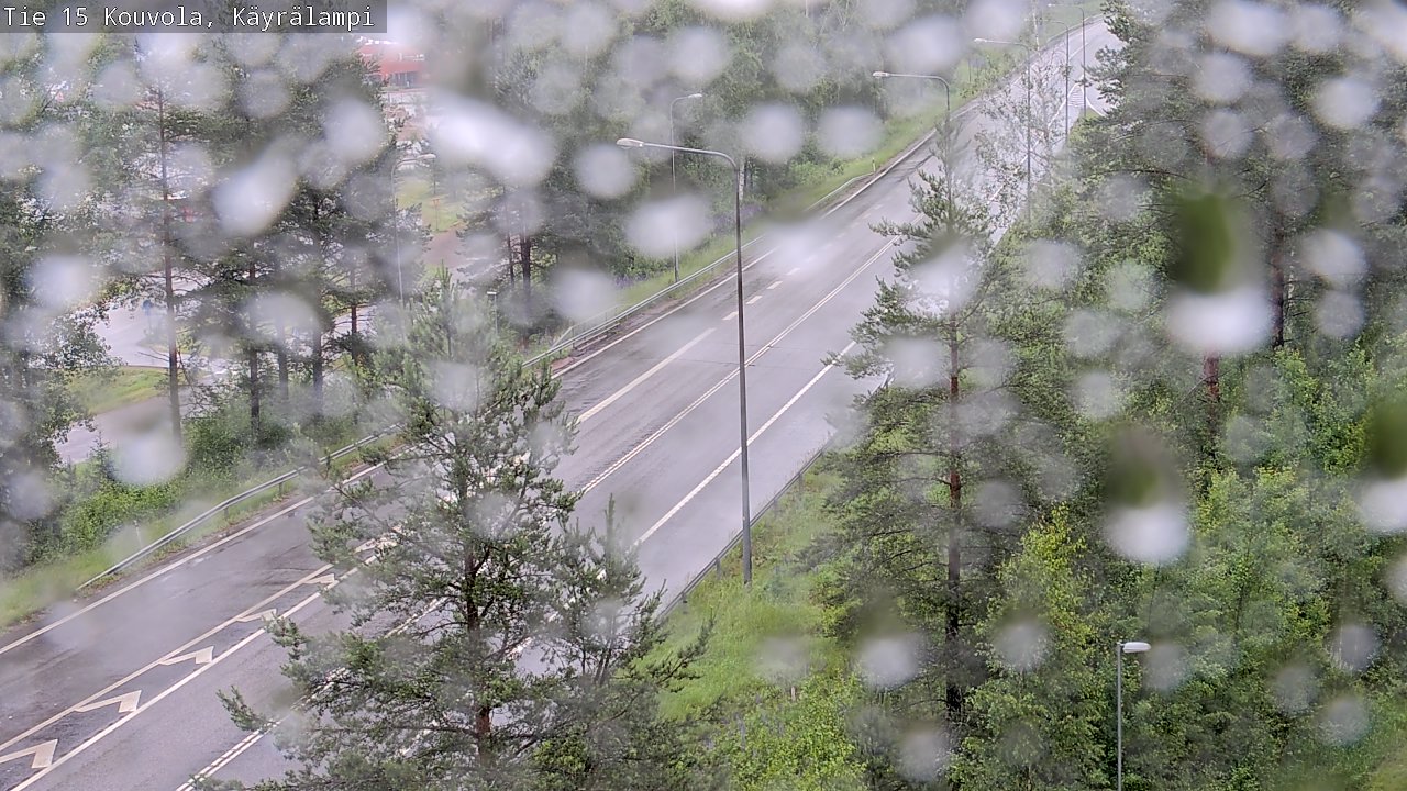 Weather Camera Image Väg 15 Kouvola, Käyrälampi, Kouvola, Kymenlaakso