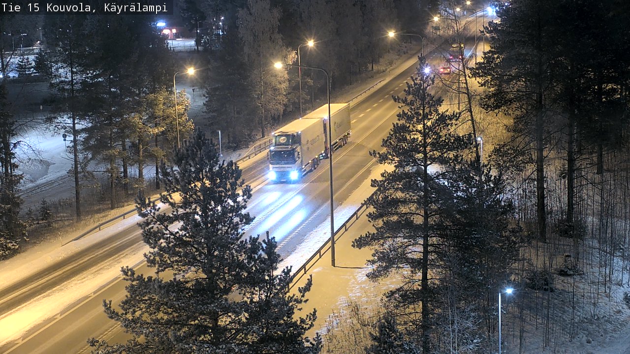 Kelikamerat Kuva Tie 15 Kouvola, Käyrälampi, Kouvola, Kymenlaakso