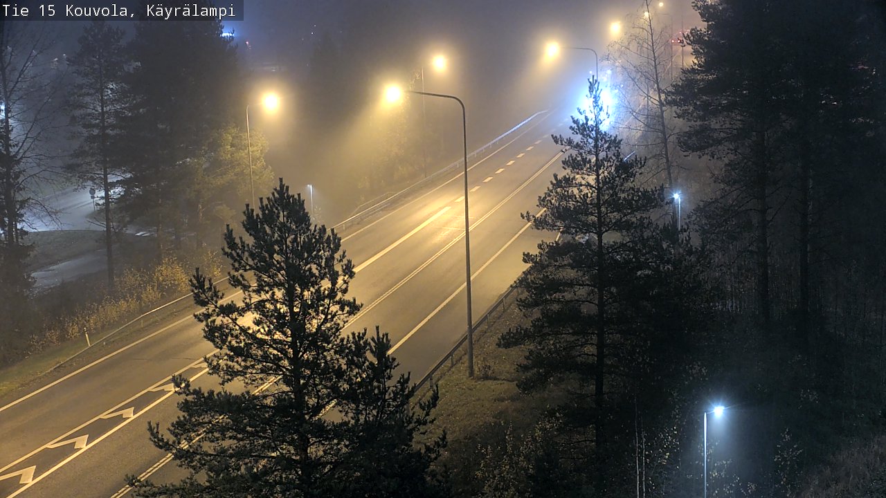 Kelikamerat Kuva Tie 15 Kouvola, Käyrälampi, Kouvola, Kymenlaakso