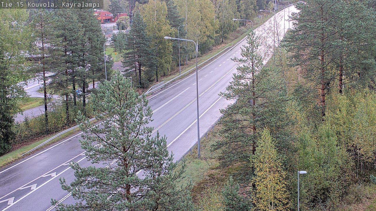 Weather Camera Image Väg 15 Kouvola, Käyrälampi, Kouvola, Kymenlaakso