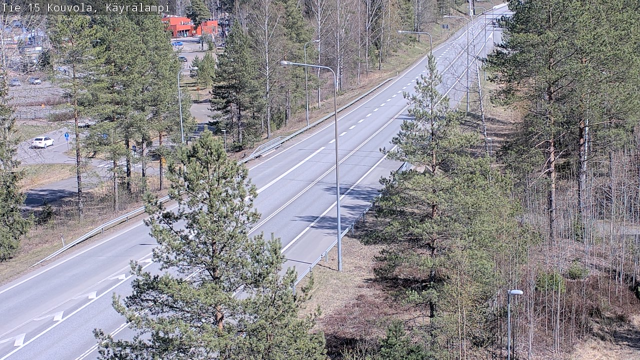 Kelikamerat Kuva Tie 15 Kouvola, Käyrälampi, Kouvola, Kymenlaakso