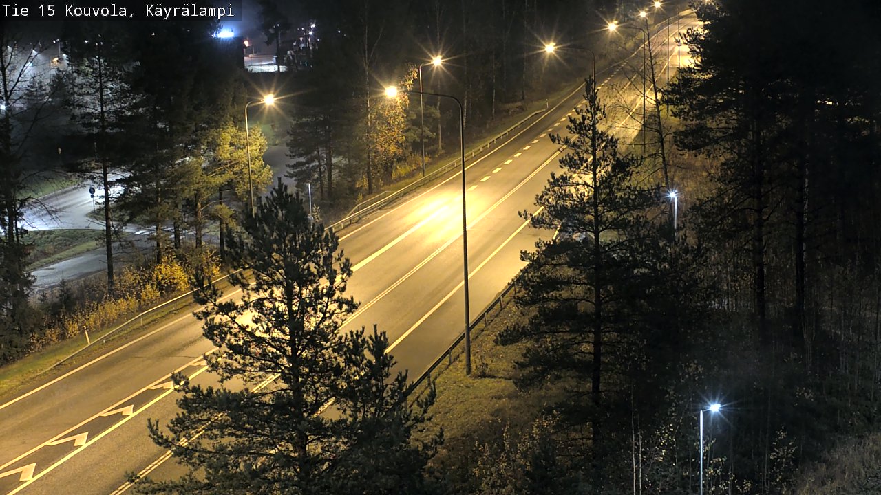 Kelikamerat Kuva Tie 15 Kouvola, Käyrälampi, Kouvola, Kymenlaakso