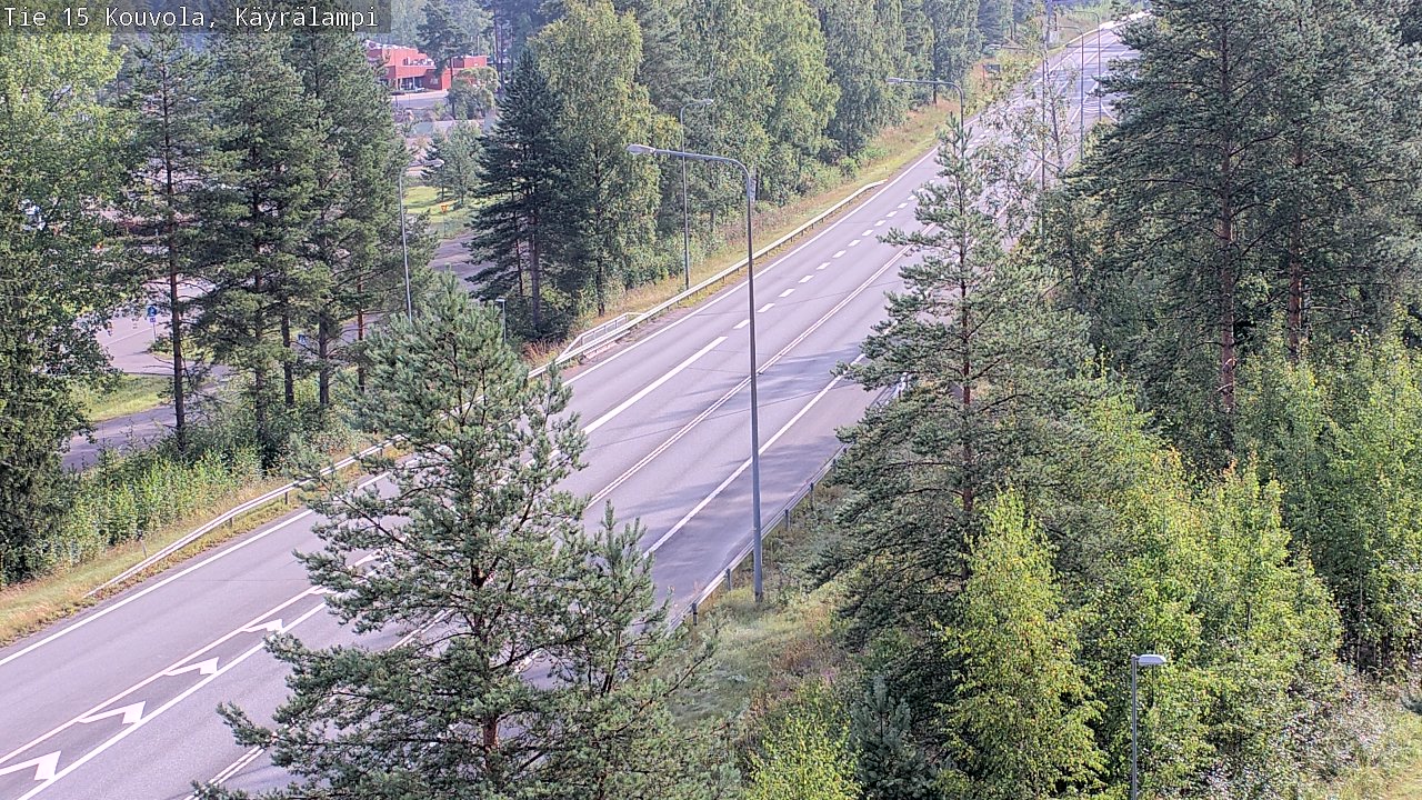Weather Camera Image Road 15 Kouvola, Käyrälampi, Kouvola, Kymenlaakso