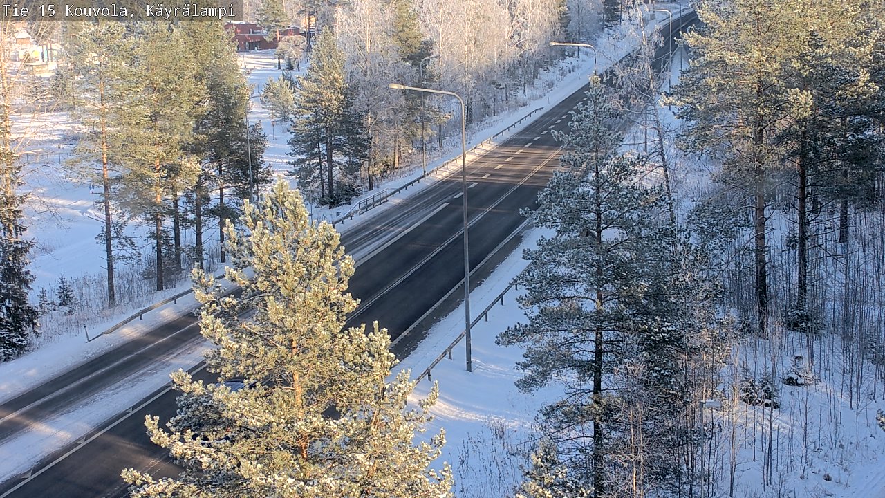 Kelikamerat Kuva Tie 15 Kouvola, Käyrälampi, Kouvola, Kymenlaakso