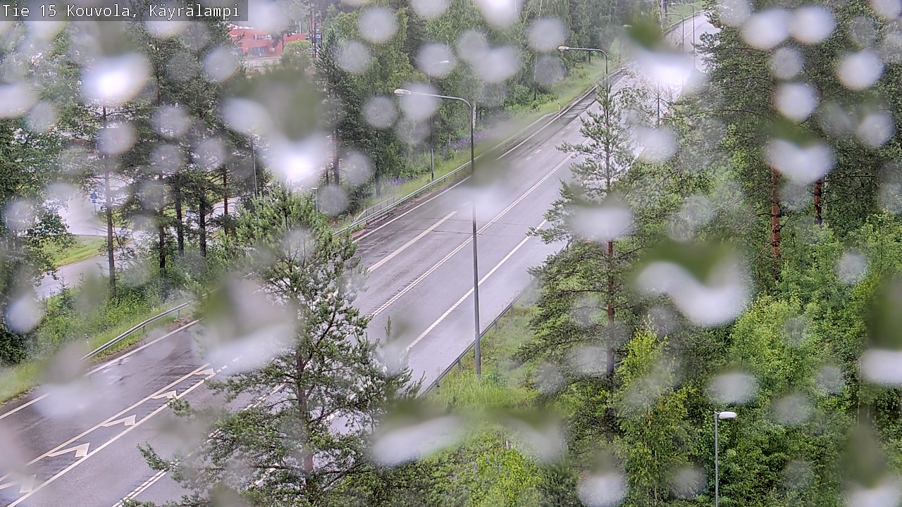 Weather Camera Image Road 15 Kouvola, Käyrälampi, Kouvola, Kymenlaakso