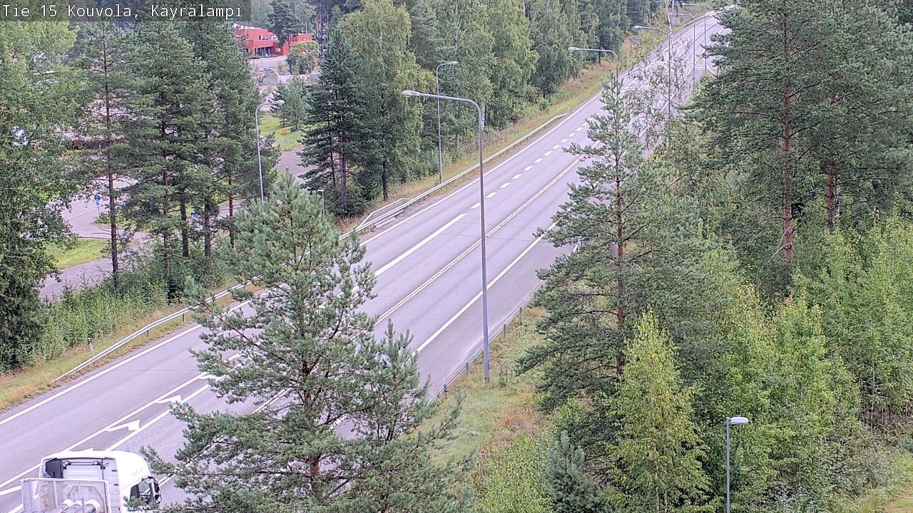 Weather Camera Image Road 15 Kouvola, Käyrälampi, Kouvola, Kymenlaakso