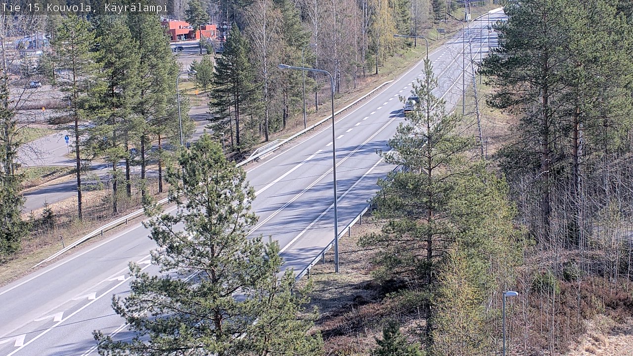 Kelikamerat Kuva Tie 15 Kouvola, Käyrälampi, Kouvola, Kymenlaakso