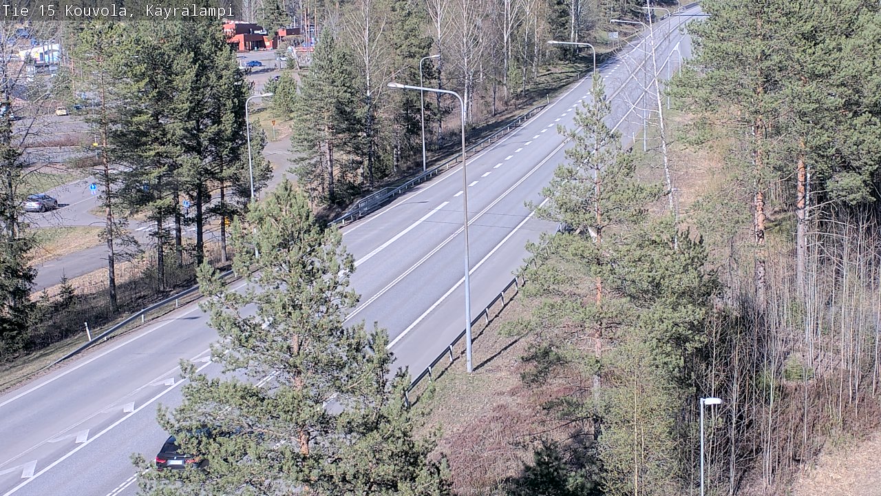 Kelikamerat Kuva Tie 15 Kouvola, Käyrälampi, Kouvola, Kymenlaakso
