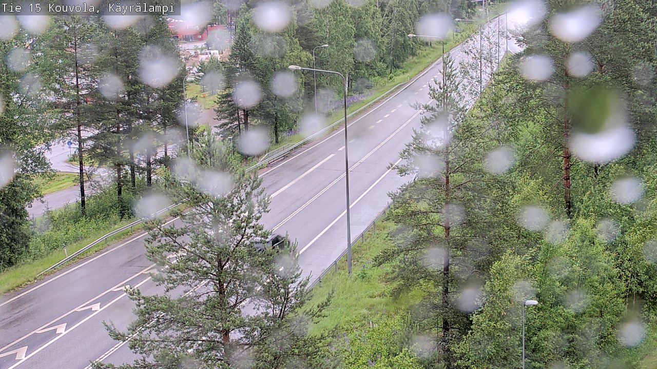 Weather Camera Image Road 15 Kouvola, Käyrälampi, Kouvola, Kymenlaakso