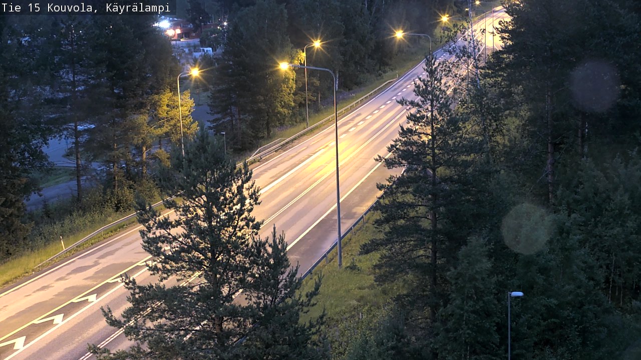 Kelikamerat Kuva Tie 15 Kouvola, Käyrälampi, Kouvola, Kymenlaakso