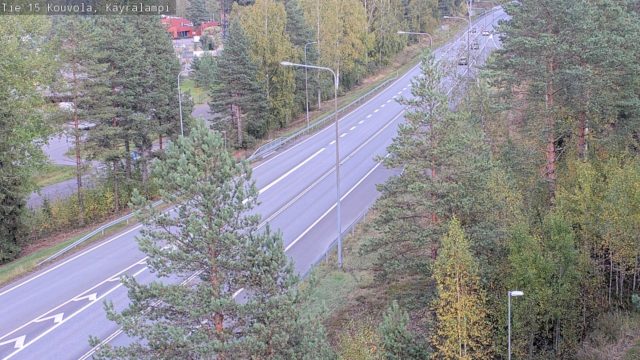 Kelikamerat Kuva Tie 15 Kouvola, Käyrälampi, Kouvola, Kymenlaakso