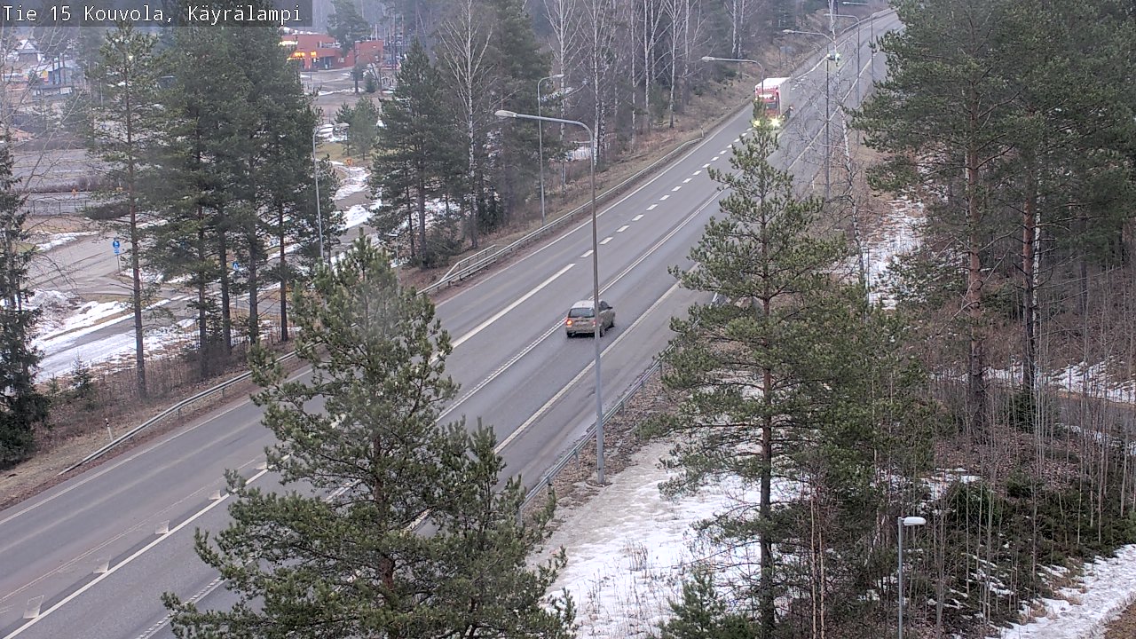 Weather Camera Image Väg 15 Kouvola, Käyrälampi, Kouvola, Kymenlaakso