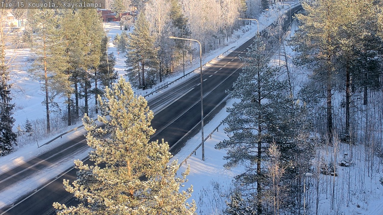 Weather Camera Image Road 15 Kouvola, Käyrälampi, Kouvola, Kymenlaakso