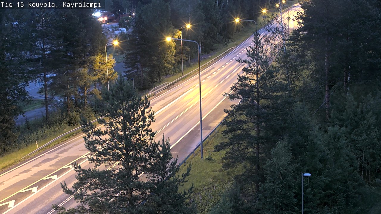 Kelikamerat Kuva Tie 15 Kouvola, Käyrälampi, Kouvola, Kymenlaakso