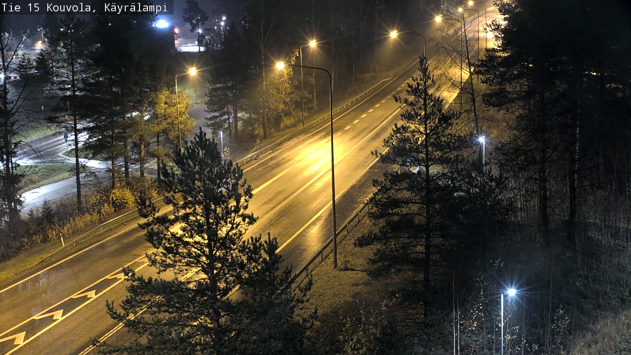 Weather Camera Image Väg 15 Kouvola, Käyrälampi, Kouvola, Kymenlaakso
