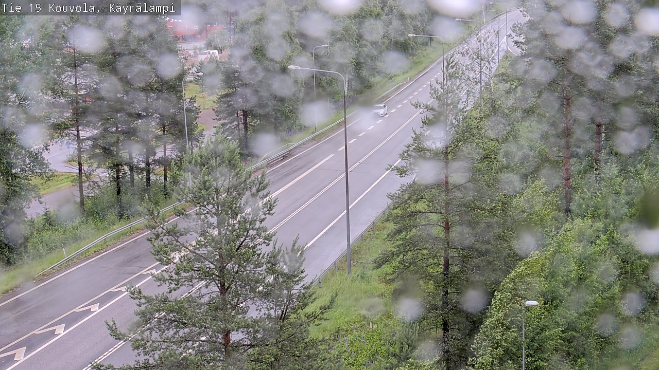 Weather Camera Image Väg 15 Kouvola, Käyrälampi, Kouvola, Kymenlaakso