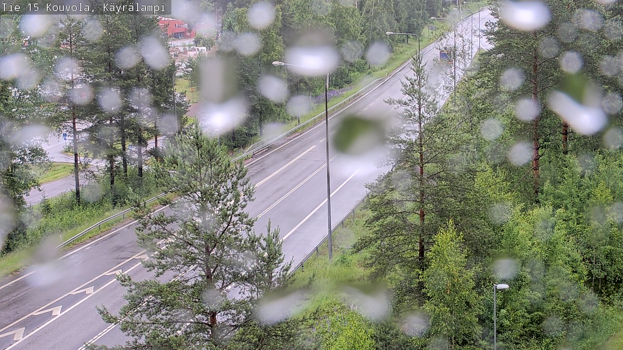 Weather Camera Image Road 15 Kouvola, Käyrälampi, Kouvola, Kymenlaakso