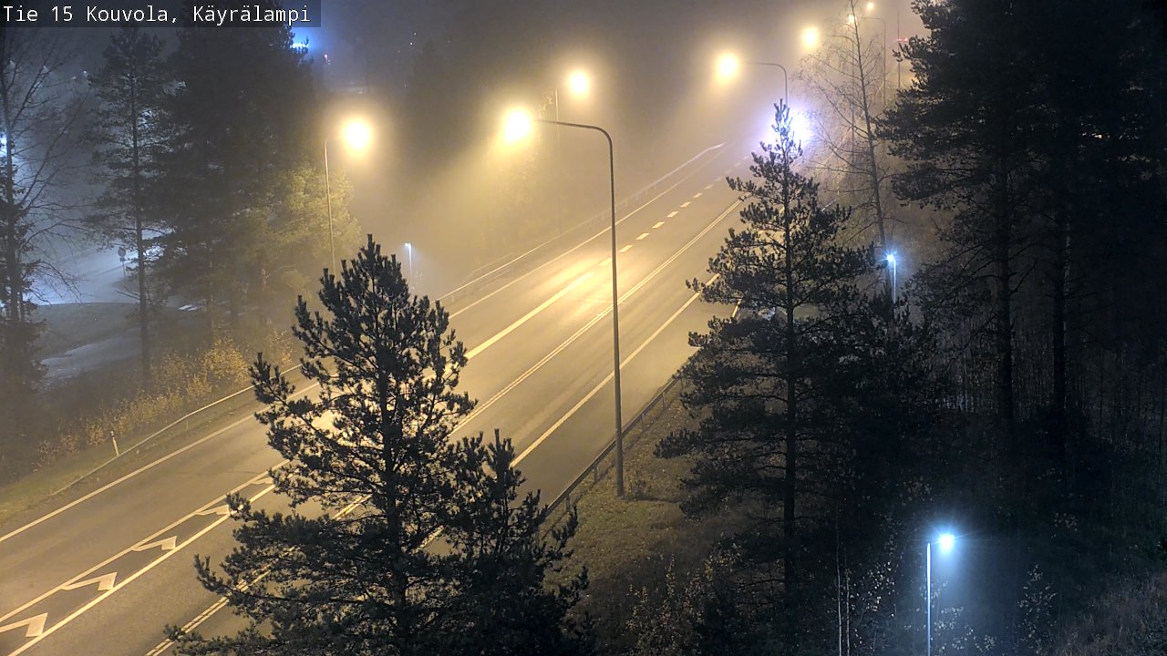 Kelikamerat Kuva Tie 15 Kouvola, Käyrälampi, Kouvola, Kymenlaakso