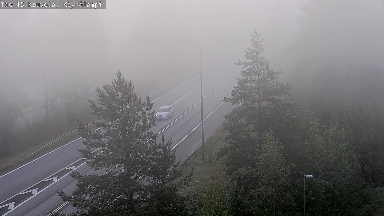 Weather Camera Image Road 15 Kouvola, Käyrälampi, Kouvola, Kymenlaakso