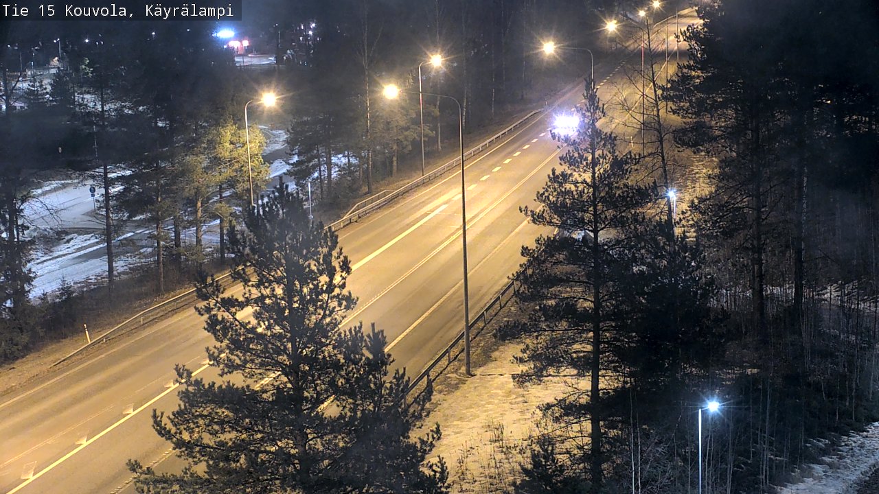 Weather Camera Image Väg 15 Kouvola, Käyrälampi, Kouvola, Kymenlaakso