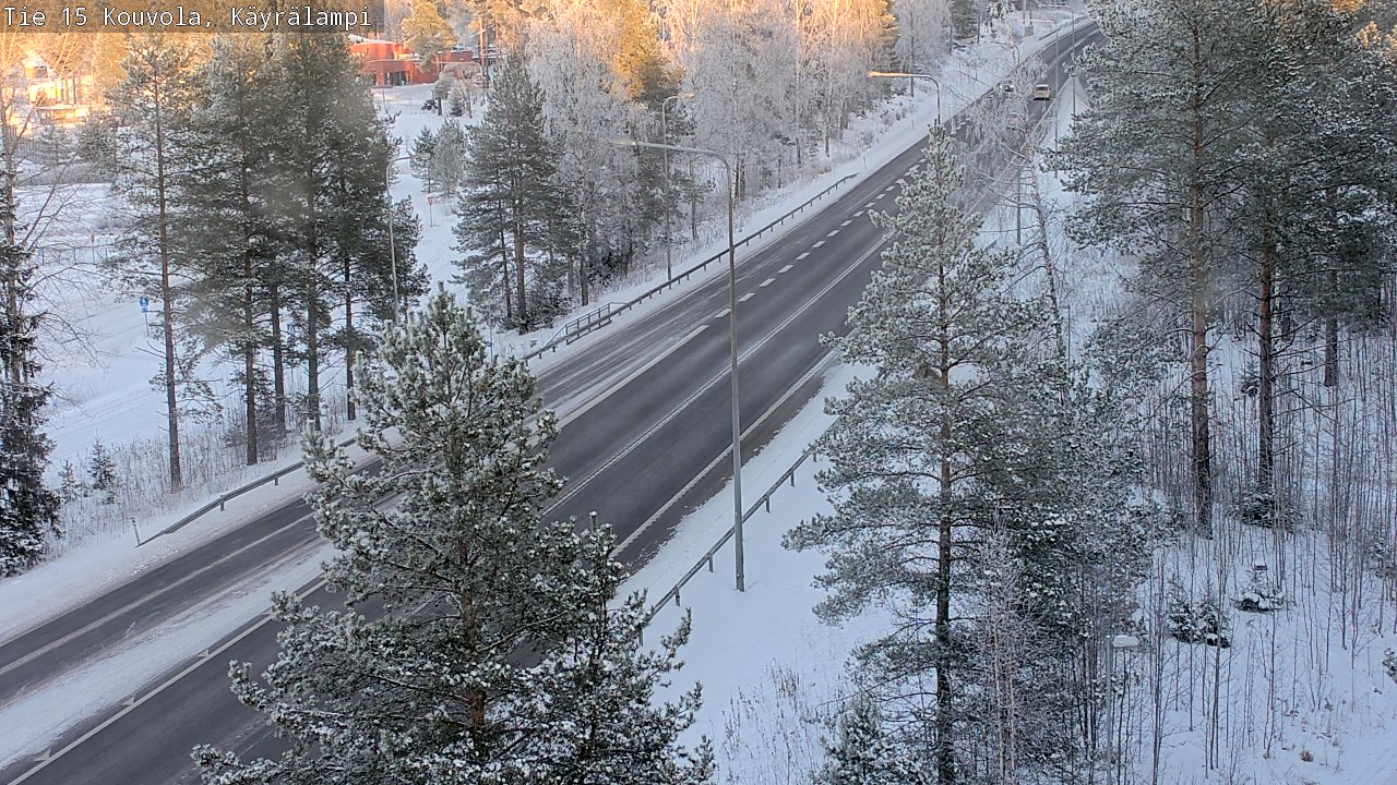 Weather Camera Image Väg 15 Kouvola, Käyrälampi, Kouvola, Kymenlaakso