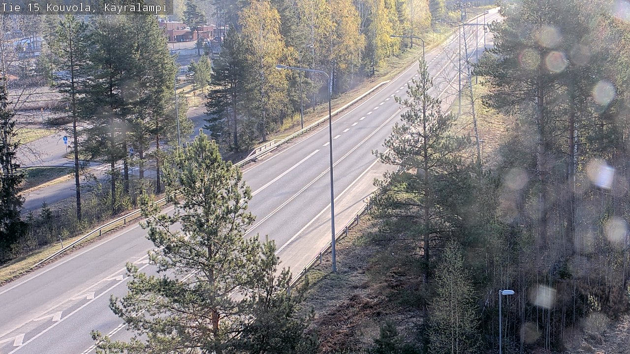 Weather Camera Image Road 15 Kouvola, Käyrälampi, Kouvola, Kymenlaakso