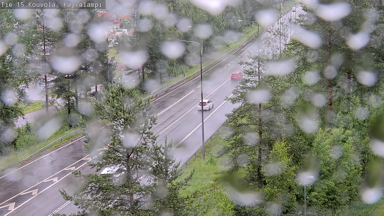 Weather Camera Image Road 15 Kouvola, Käyrälampi, Kouvola, Kymenlaakso
