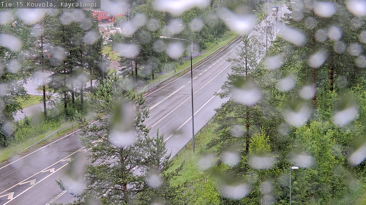 Weather Camera Image Road 15 Kouvola, Käyrälampi, Kouvola, Kymenlaakso