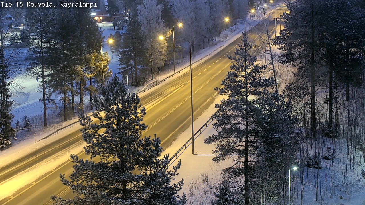 Kelikamerat Kuva Tie 15 Kouvola, Käyrälampi, Kouvola, Kymenlaakso