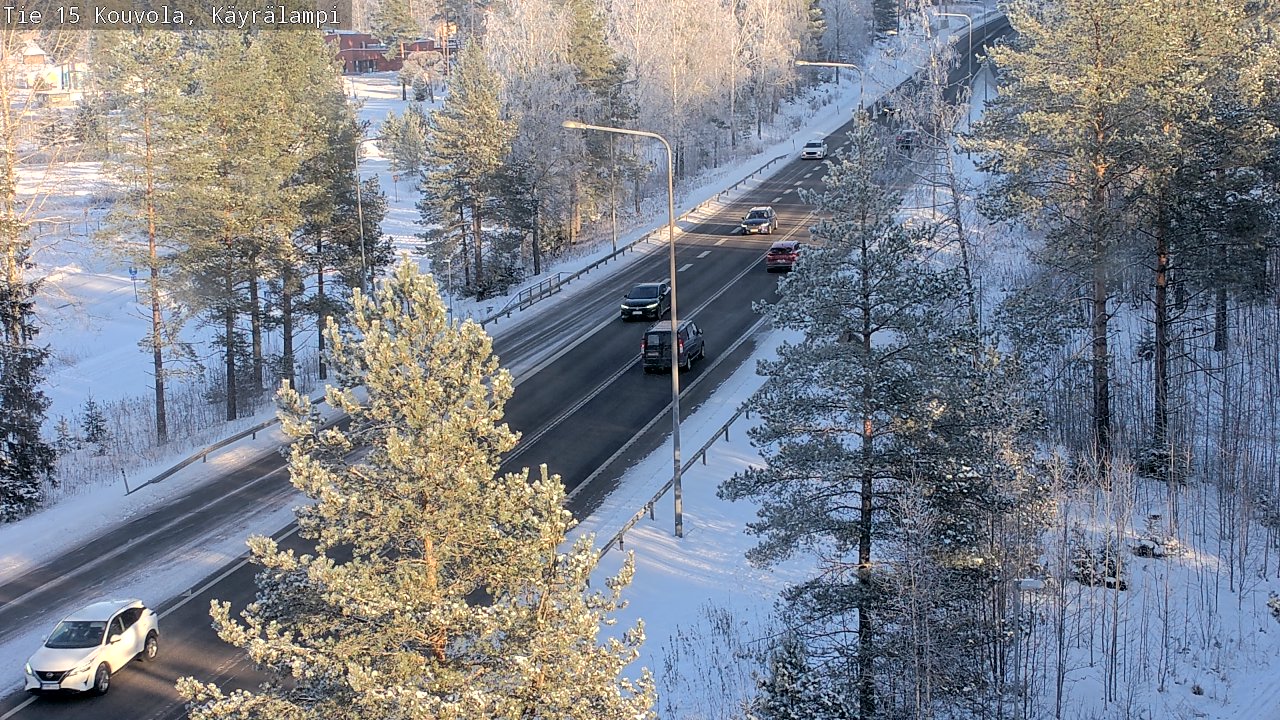 Weather Camera Image Road 15 Kouvola, Käyrälampi, Kouvola, Kymenlaakso
