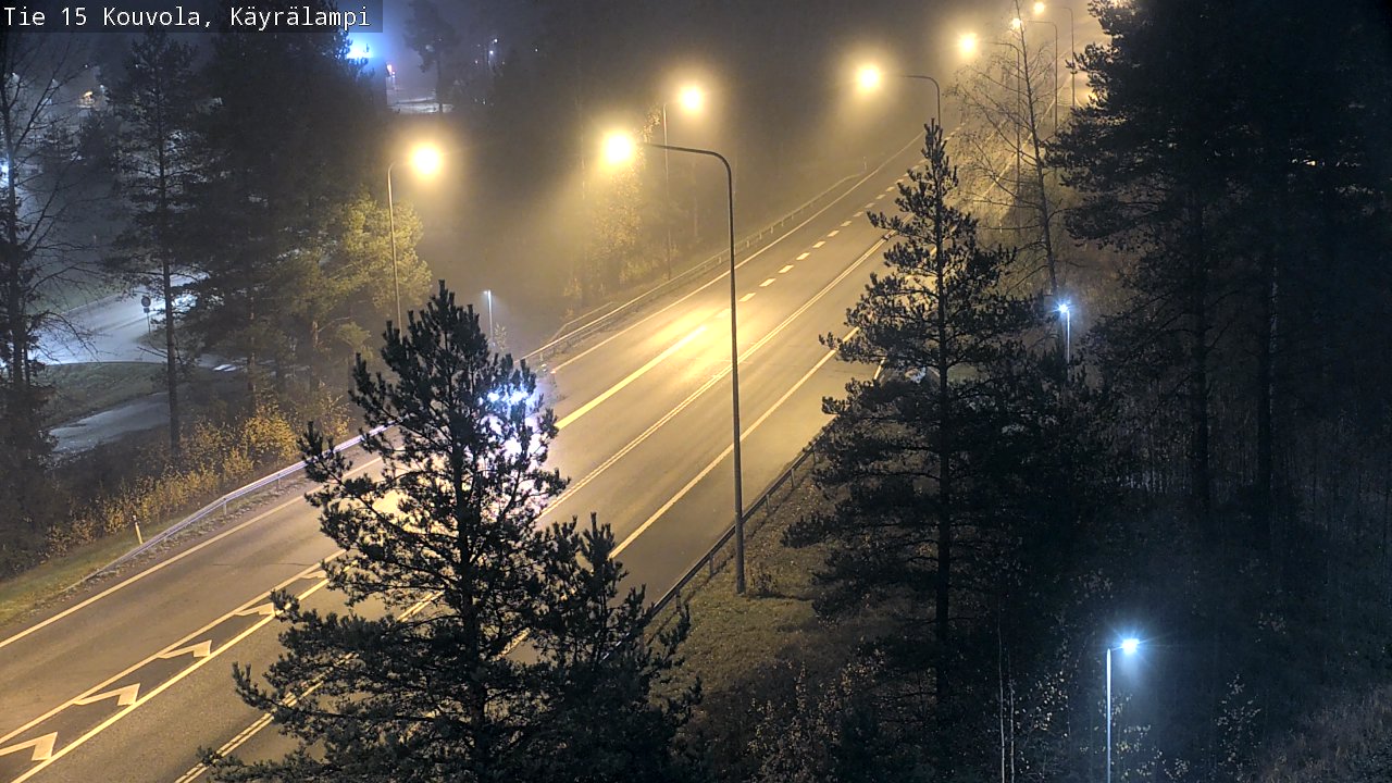 Kelikamerat Kuva Tie 15 Kouvola, Käyrälampi, Kouvola, Kymenlaakso