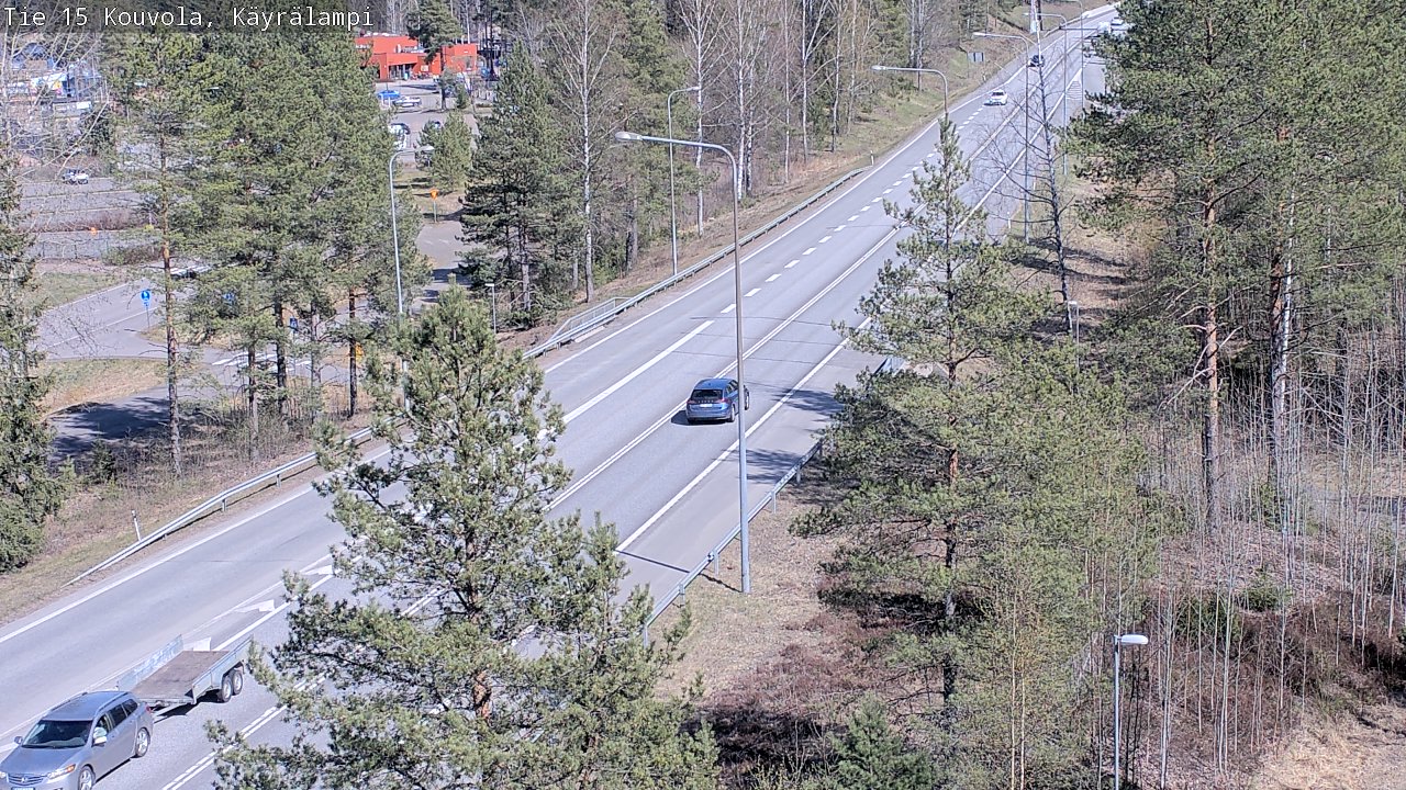 Kelikamerat Kuva Tie 15 Kouvola, Käyrälampi, Kouvola, Kymenlaakso