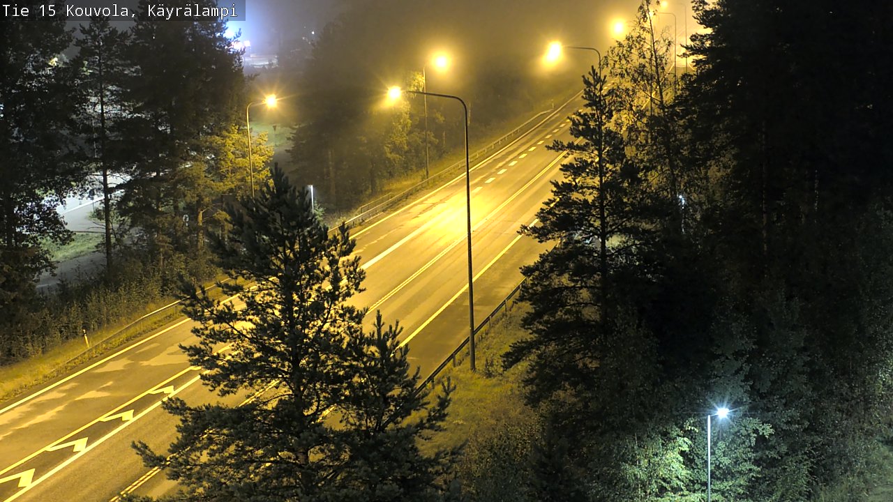 Kelikamerat Kuva Tie 15 Kouvola, Käyrälampi, Kouvola, Kymenlaakso
