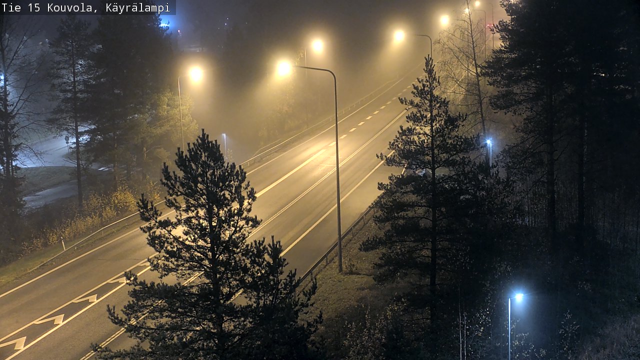 Kelikamerat Kuva Tie 15 Kouvola, Käyrälampi, Kouvola, Kymenlaakso