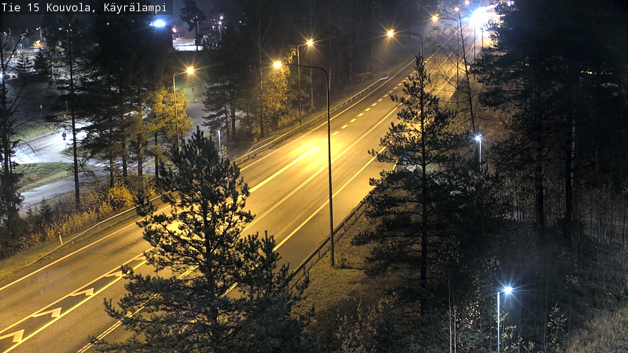 Kelikamerat Kuva Tie 15 Kouvola, Käyrälampi, Kouvola, Kymenlaakso